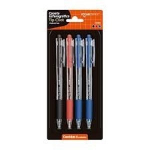 CANETA ESF TIP CLICK 0.7  C/ 04
