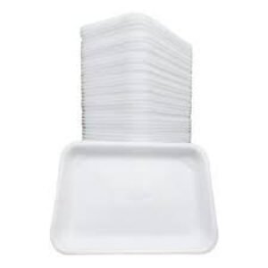BANDEJA  ISOPOR  RASA 01 C/ 400 (150X150X20MM)