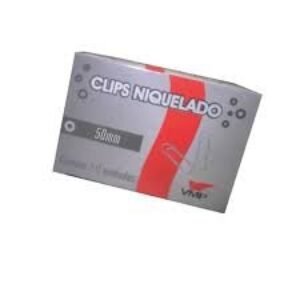 CLIPS NIQUELADO 50MM C/100