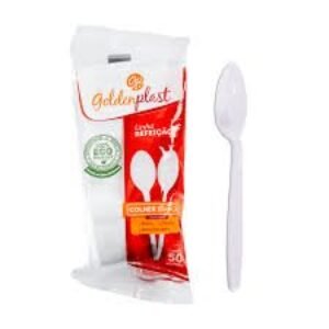 COLHER REF BCO GOLDENPLAST CX 20X50