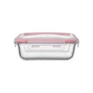 POTE DE VIDRO RETANGULAR 630ML LE BIANCO