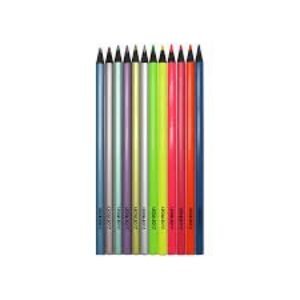 LAPIS 12 CORES NEON/ METALICAS REF 72107