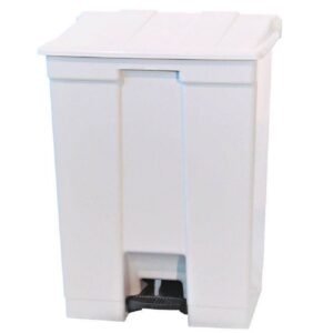 LIXEIRA QUADRADA COM PEDAL  60L TULIP BRANCA