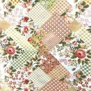 TOALHA TERMICA ROSAS PATCHWORK 1MT
