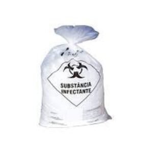 SACO P/LIXO 50L BCO INFECTANTE 59X62 C/100