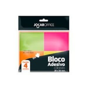 BLOCO ADESIVO NEON  C/04 COM 100 FOLHAS REF 91115