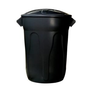 LIXEIRA C/TAMPA 100L PT JSN  PRETO