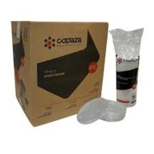 TAMPA COPO 770ML C/FURO COPAZA TRL PS 20X50