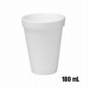 COPO ISOPOR  180ML TOTALPLAST  C/20
