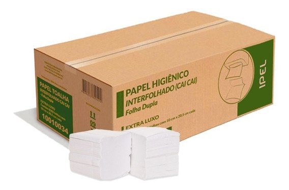 PAPEL HIG CAI CAI FOLHA DUPLA C/8000 FLS QUALIPAPER