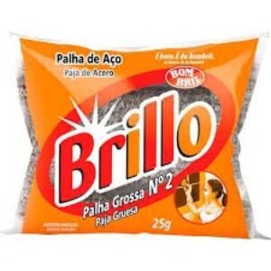 LA DE AÇO BRILLO N2 25G BOMBRIL