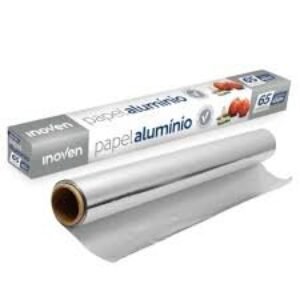PAPEL ALUMINIO ROLO 45CM X 65M