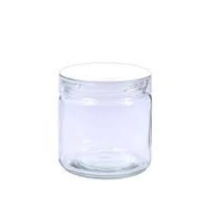 POTE DE VIDRO REDONDO TAMPA DE PLASTICO 500ML LE BIANCO