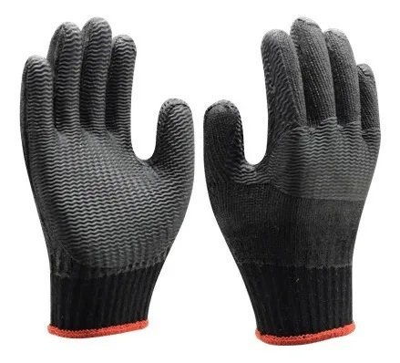LUVA RUBBER PRETA