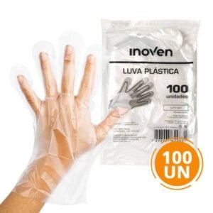 LUVA DESCARTAVEL C/100 UN INOVEN