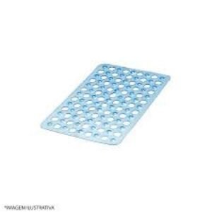 TAPETE DE BOX AZUL  48X32CM