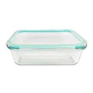 POTE DE VIDRO RETANGULAR ESSENCE 640ML LE BIANCO