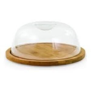 QUEIJEIRA BAMBU REDONDA 18CM