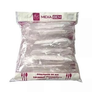 KIT TALHER DESC GARFO + FACA+ GARDANAPO C/50 MEXA BEM