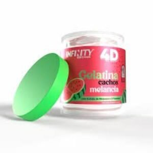 GELATINA CACHOS MELANCIA 4D 500G