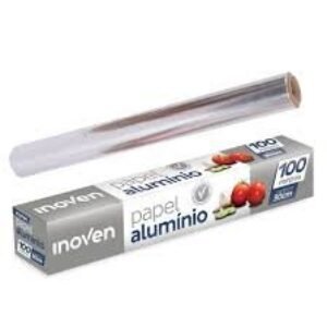 PAPEL ALUMINIO ROLO 30CM X 100M