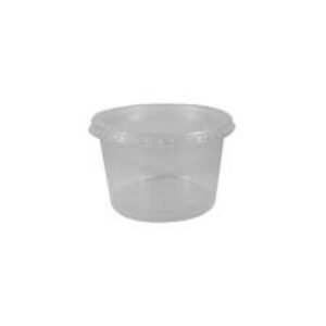 KIT POTE E TAMPA 500ML RED PP C/ 24 UN TOTALPLAST