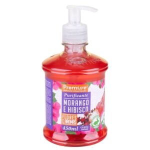 SABONETE LIQ MORANGO E HIBISCO PREMISSE 450ML