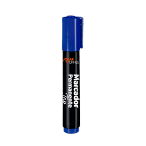 MARCADOR PERMAN PONTA CHANFRADA TOP AZUL