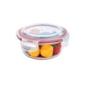 POTE DE VIDRO REDONDO HERMETICO 640 ML