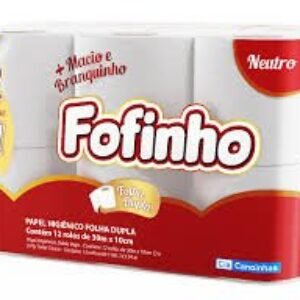 PAPEL HIG FOFINHO F.DUPLA NEUTRO 8X12 30M FD