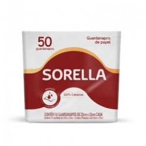 GUARDANAPO FS SORELA 22X23  FS PACOTE C/50