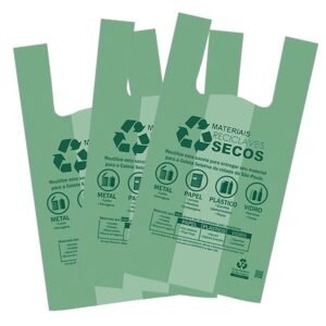 SACOLA PLASTICA VERDE PADRAO 48X55  C/500 UN