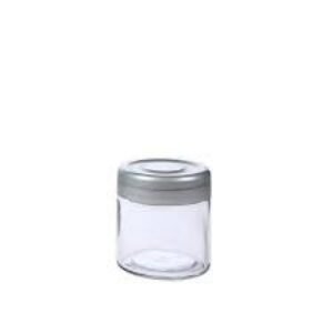 POTE DE VIDRO REDONDO TAMPA DE PLASTICO 290 ML