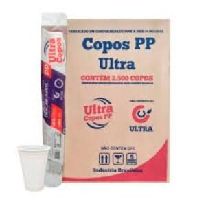 COPO DESCARTAVEL 150 ML ULTRA TR PP 25X100
