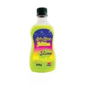 COLA AMARELA FLUOR GLITER SLIME 500G