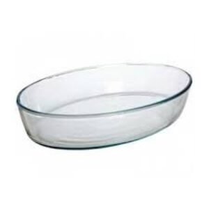TRAVESSA DE VIDRO OVAL  3000ML